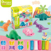 1 x RAW Customer Returns Clay Accessories Dinosaur Clay Tool Set from 2 3 4 5 Years, Intelligent Clay Set with 6 Dino Tools, Dino Toy Creative Gift for Children Boys Girls - RRP €13.09