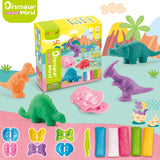 1 x RAW Customer Returns Clay Accessories Dinosaur Clay Tool Set from 2 3 4 5 Years, Intelligent Clay Set with 6 Dino Tools, Dino Toy Creative Gift for Children Boys Girls - RRP €13.09