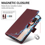 14 x Brand New Mobile phone case for Samsung Galaxy S23 Ultra case with protective film Premium PU leather flip case stand card slot magnetic flip case cover case protective case for Samsung S23 Ultra 5G - RRP €237.86