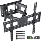 1 x RAW Customer Returns BONTEC TV wall mount swivel tilting TV bracket full movement for 23-70 inch flat curved LCD LED TVs or monitors up to 45kg, Max VESA 400x400mm - RRP €39.97