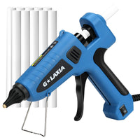 1 x RAW Customer Returns LAXIA Hot Glue Gun 60W 200 Sticks 10pcs 10cm Drill Chuck 2cm On Off Switch Fast Heating for Crafts Hobby Craft Repairs SD-862 - RRP €9.98