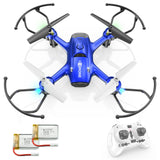 1 x RAW Customer Returns Wipkviey T16 Mini Drone for Kids, RC Quadcopter for Beginners with 2 Batteries, with Lights, Altitude Hold, 3D Flip, Easy to Fly, Toy Gifts for Boys - RRP €30.24