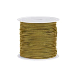 1 x Brand New sourcing map Nylon Cord DIY Making Satin Rope Craft Thread with Plastic Spool 147ft, Khaki - RRP €19.2