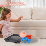 1 x Brand New Interactive Piggy Toys, Electronic Pig Walking Voice Light, Toy Pig for Children Boys and Girls, Early Education Birthday Gift for Children 2-8 Years Old Red  - RRP €19.2