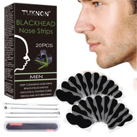 14 x Brand New Blackhead Remover Strips, Nose Strips, Deep Cleansing Bamboo Charcoal Nasal Strips, with Tools for Removing Impurities, 20 Pcs - RRP €124.88