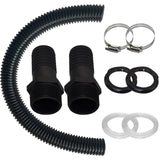 14 x Brand New APOMOONS rain barrel connection set, 2 rain barrel feedthroughs 25mm with hose nozzle, 50 cm connecting hose and 2 hose clamps rain barrel connector for rain barrel rain collector - RRP €168.98