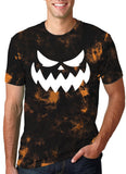 1 x Brand New Halloween Shirt Men Pumpkin Smiling Graphic T-Shirt Men Carnival Casual Tees TD Brown, XX-Large  - RRP €18.14