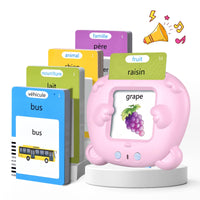 1 x RAW Customer Returns Talking Flash Cards Children s Toys Ages 2 3 4 5 6 Years Educational Games for Autism Educational Toys Learning for Children Preschool Children Gift for Boys Girls 2-4 Years 112 Sheets 224 Words French - RRP €19.99