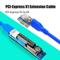 1 x RAW Customer Returns GLOTRENDS PCIe X4 extension cable 23.6 inch 60cm to extend the PCIe X1 slot covered by an oversized GPU, for PCIe WiFi Card, M.2 PCIe Card, Firewire Card, etc. - RRP €19.99