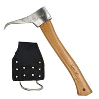 1 x RAW Customer Returns Xforst Sappie Sapie with hammer holder, ideal for moving and picking up logs and pieces of wood. With hickory handle and robust head made of forged carbon steel. Model X-P500BX - RRP €32.17