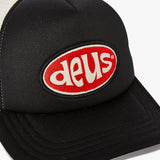 1 x RAW Customer Returns Deus Shiner Trucker Cap - Black - RRP €34.95