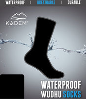 1 x RAW Customer Returns Kadem Outdoor Lifestyle Waterproof Socks Breathable Membrane Unisex Women Men Wudu Mest Corap Outdoor activities black M 39-42 - RRP €24.71