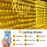 1 x RAW Customer Returns Solar LED Net Lights, 1.5 x 1.5M Waterproof Fairy Lights Net 8 Modes 96 LED Net Lights Curtain Lights with Remote Control Net Fairy Lights for Garden Christmas Wedding Party Decorations - RRP €19.09