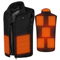 10 x Brand New AQTZGOS Unisex Heated Vest, 9 Heating Zones, 3 Adjustment Levels Sleeveless Heating Jacket L  - RRP €343.4