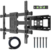 1 x RAW Customer Returns BONTEC TV wall mount for 32-80 inch screens up to 60kg, wall mount television swivel tiltable universal TV mount for flat curved televisions monitors, Max VESA 600x400mm - RRP €34.97