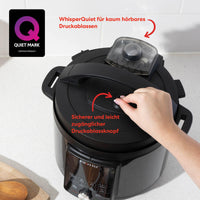 1 x RAW Customer Returns Instant Pot Duo Plus Pressure Slow Cooker w Whisper Quiet - RRP €147.53