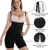 2 x Brand New  MD Women Tummy Control Shapewear Body Butt Lifter Full Body Shaper for Clothes Open Bust Thigh Waist Slimmer Trainer - RRP €48.0