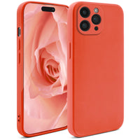 2 x Brand New Moozy Minimalist Series Silicone Case for iPhone 14 Pro Max, Red - Matte Finish, Thin, Lightweight, Soft TPU Phone Case Protective Case Cover - RRP €24.2