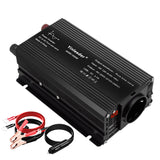 1 x RAW Customer Returns Yinleader Pure Sine Wave Inverter 500W 1000W DC 12V to 230V AC and 1 Socket 2 USB with LED - RRP €50.41