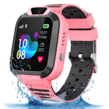 1 x RAW Customer Returns Kesasohe Children s GPS Watch, Child Smart Watch with Two-Way Call SOS Camera Alarm Clock Game Waterproof IP68 Touch Screen, Children s Phone Watch Gifts for Boys and Girls, Pink-2gps - RRP €39.66