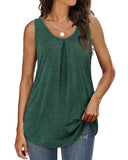 1 x RAW Customer Returns WIHOLL Women s Summer Tank Top, Sleeveless, V-Neck, Green, S - RRP €24.0