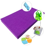 9 x Brand New Jtnohx Hard Felt Sheets, 2mm Felt Fabric, 12pcs 17.78 x 28.7cm Square Felt for Crafts, Color Felt for Cushion and Padding Purple  - RRP €205.2