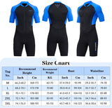 1 x Brand New SEAUR Wetsuit Men Women Short 1.5mm Diving Suit UPF 50 Wet Suit Quick Drying Warm for Kayaking Canoeing Kitesurfing Diving Surfing Snorkeling Swimming S - 3XL - XL - RRP €57.46