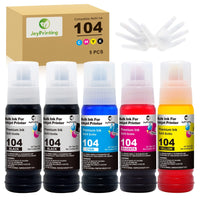 1 x RAW Customer Returns JoyPrinting 104 Ink Compatible for Epson 104 Multipack Ink Bottle for Ecotank ET-2820 ET-2710 ET-2720 ET-2815 ET-2810 ET-2826 ET-1810 ET 2711 ET-2712 ET-2715 ET-2714 ET-2721 ET-2726 ET-4800 - RRP €20.99