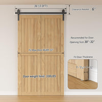 1 x RAW Customer Returns WOLFBIRD 91CM 3FT Bifold Sliding Door Fitting for One-Way Fitting System, Folding Door Kit Suitable for 2 Doors with a Total Width of 90CM Without Door Panels  - RRP €97.84