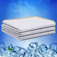 1 x RAW Customer Returns KANKAEU cooling blanket 200x230cm, cooling blanket for sleeping, summer blanket sweat-absorbing and breathable, cooling blanket for better sleep, cooling blanket cool and skin-friendly, blue - RRP €35.4