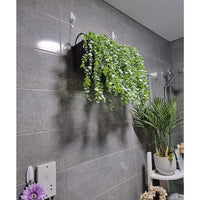 16 x Brand New 2 Pack Artificial Potted Plant Hanging Eucalyptus Plants in Pot Fake Eucalyptus Plants Potted Plants with Pot Artificial Hanging Plant Green Vines for Indoor Outdoor Wall Decoration - RRP €274.24