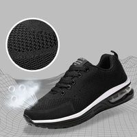 1 x RAW Customer Returns ANALEAF Running Shoes Men s Sports Shoes Lightweight Breathable Leisure Sneakers Walking Shoes Black 45EU - RRP €25.8