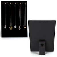 1 x RAW Customer Returns BELLE VOUS Pack of 2 Black Velvet Jewelry Stands for Necklace Storage - Jewelry Organizer with 10 Hooks - Necklace Stand Jewelry Organizers for Necklaces, Earrings Other Accessories - RRP €15.83