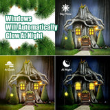 2 x Brand New Yuragim Fairy Door Garden Glow in the Dark Miniature Fairy Window and Door, Fairy Garden Front Door, Gnome Door Patio Lawn Ornament Accessories Gardens Outdoor Statues Trees Decoration Christmas Gift Children - RRP €40.8