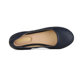 1 x RAW Customer Returns DREAM PAIRS Ballerinas Women s Ballet Flat Elegant Flat Shoes Soft PU Leather Comfortable NAVI U 40 Sole-FINA - RRP €29.99