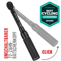 1 x RAW Customer Returns PRO BIKE TOOL 3 8 Torque Wrench, High Precision Bicycle Maintenance Tool, 10-60Nm Range with 0.5Nm Micro Adjustments, Dual Direction Drive, Black Finish - RRP €97.99