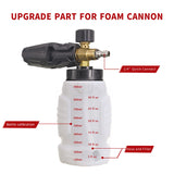 1 x RAW Customer Returns Tool Daily Foam Cannon, 1 4 Inch Quick Connect, Power Washer Foam Cannon with 5 Pressure Washer Nozzles, 1 Liter - RRP €37.0