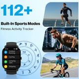 3 x RAW Customer Returns Aptkdoe Smartwatch for Women and Men with Bluetooth Calls, 1.85 Inch Full Touch Screen Smart Watch, 112 Sports Modes Fitness Watch, IP68 Waterproof Sports Watch with Pedometer Sleep Monitor for iOS and Android - RRP €151.23