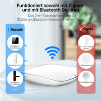 1 x RAW Customer Returns MIUCDA Tuya Zigbee Gateway Hub, 3 in 1 ZigBee 3.0 Bluetooth 5.0 WiFi Hub for Home Automation Wireless Smart Gateway Bridge Compatible with Alexa, Google Home, Smart Life White  - RRP €36.99