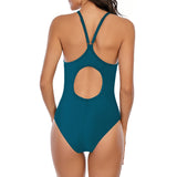 1 x RAW Customer Returns Durio Swimsuit Women s Sports One-Piece Sports Swimsuits for Women Training Swimwear Tummy Control with Cups Dark Green 38 Tag Size M  - RRP €29.23