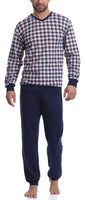 1 x RAW Customer Returns Timone Men s Pajamas TI30-107 2021 18 Dark Blue, S  - RRP €26.54