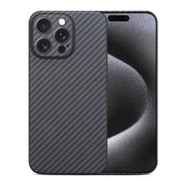 1 x RAW Customer Returns Ultra-thin and lightweight aramid carbon fiber case for Apple IPhone-15 Pro - RRP €29.99