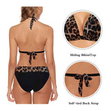 1 x RAW Customer Returns Aidotop Women s Bikini Set Triangle Swimsuit Beach Ties Two-Piece Swimwear Bikini Bottoms Leopard, XL - RRP €32.59