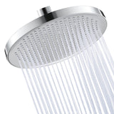 1 x RAW Customer Returns KES shower head rain shower 10 inch shower head shower rain shower head with anti-limescale nozzles head shower large built-in shower heads round overhead shower chrome polished, J301S10-CH - RRP €46.58