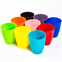 20 x Brand New Youngever 9 Pack 250ML Reusable Children s Cups, Plastic Cups for Children, Plastic Unbreakable Drinking Cups Juice Cups in 9 Colors Rainbow  - RRP €455.2