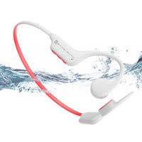 1 x RAW Customer Returns BADENBURG S3 bone conduction headphones, swimming headphones IP68 waterproof, Bluetooth 5.3, open ear sports headphones with 32GB memory MP3, perfect for swimming, running, cycling white  - RRP €61.55