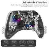 1 x RAW Customer Returns Mytrix Wireless Controller for Nintendo Switch with RGB Optics Joystick, Mecha Pattern Pro Controller for Switch OLED Lite with Headphone Jack, Home Button, Macro Function Vibration - RRP €39.99