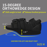 1 x RAW Customer Returns Postoperative Shoes Medical Orthopedic Foot Brace Forefoot Relief Shoe for Surgery XL  - RRP €29.15