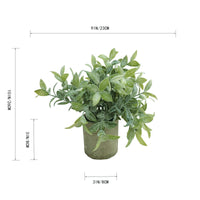 1 x RAW Customer Returns newkaijian 4 pieces artificial plants, mini artificial eucalyptus, artificial plastic plants for bedroom, bathroom, kitchen and home interior decoration - RRP €20.16