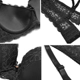 1 x RAW Customer Returns SHEKINI Complete Lace Underwear Set for Women Elegant Push up Bra with Underwire Bra and Thong 2 Piece Sexy Lingerie Set - RRP €26.99